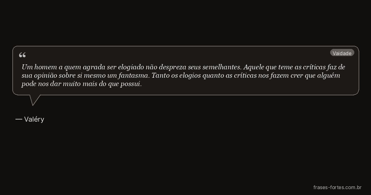 Frase de Valéry