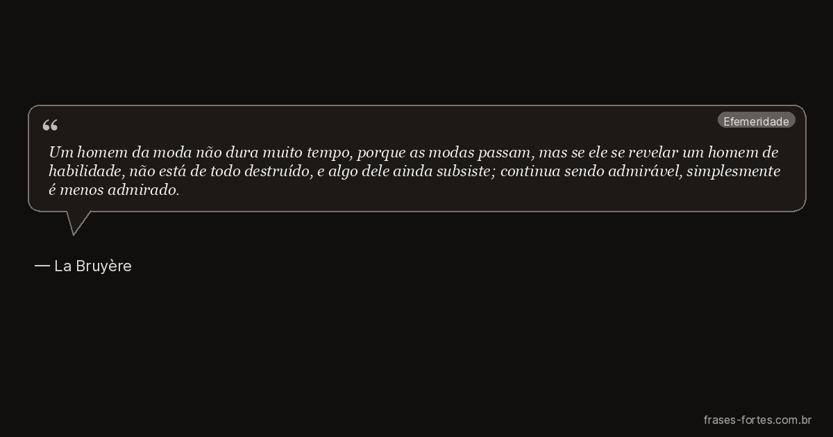 Frase de La Bruyère