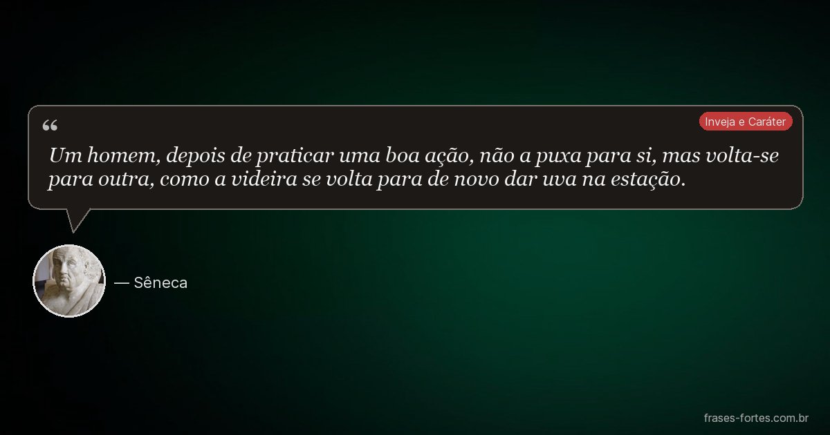 Frase de Sêneca