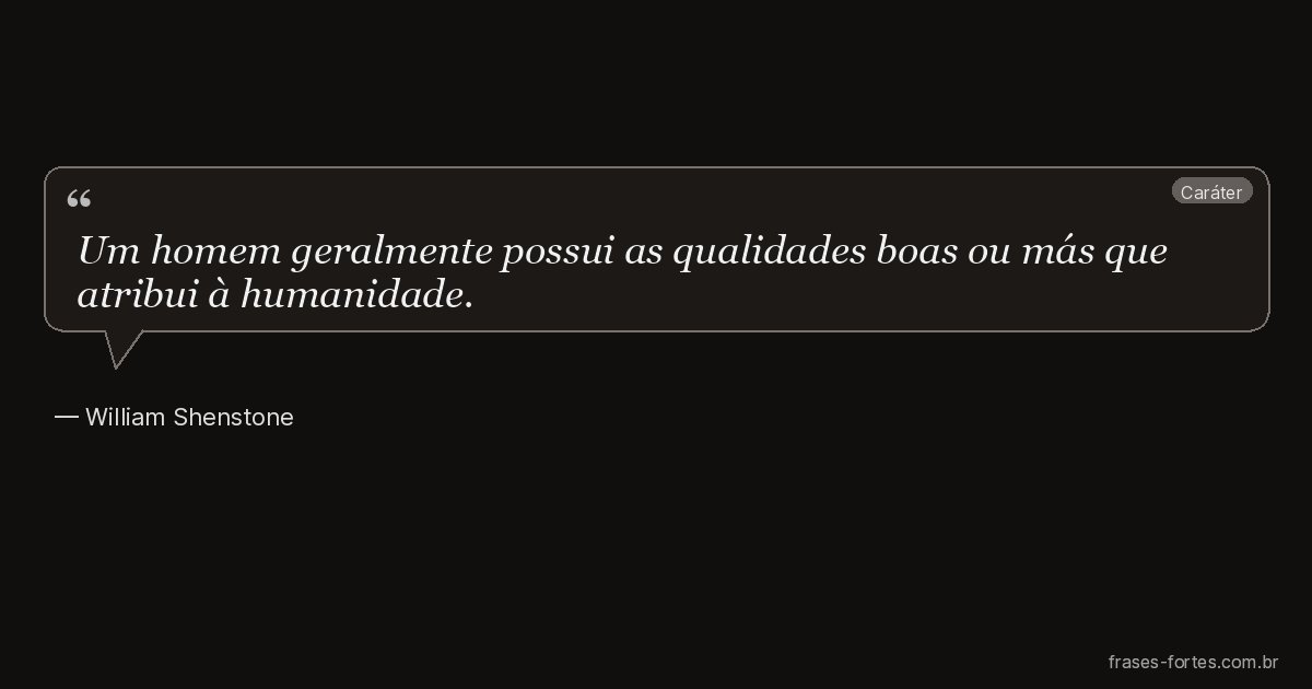 Frase de William Shenstone
