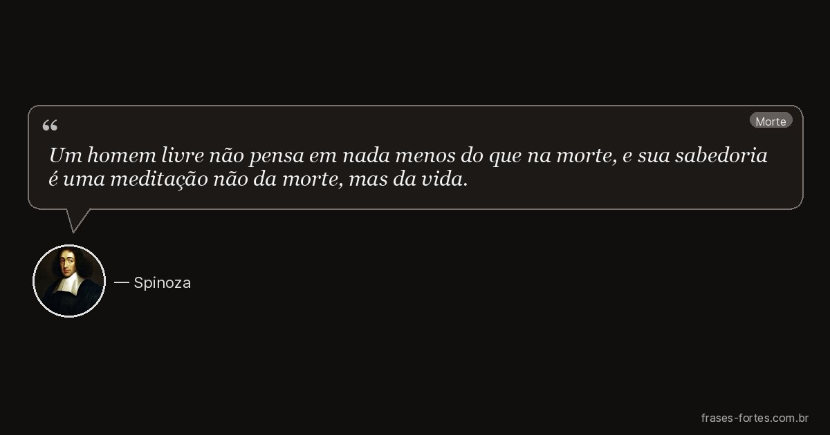 Frase de Spinoza