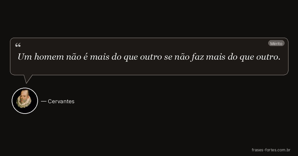 Frase de Cervantes