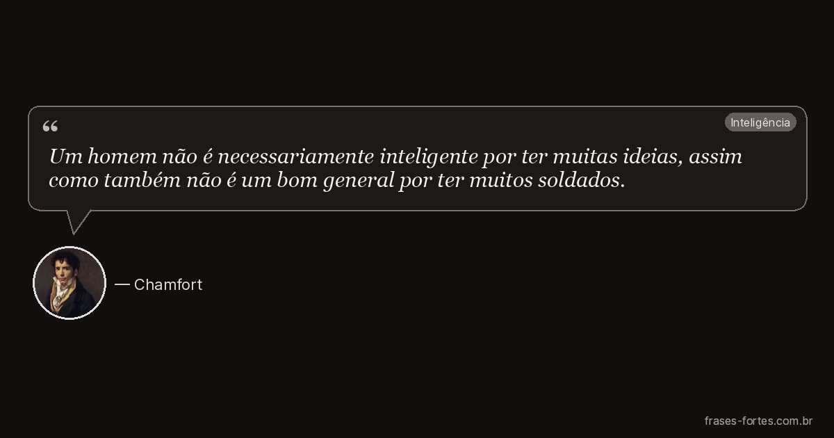 Frase de Chamfort