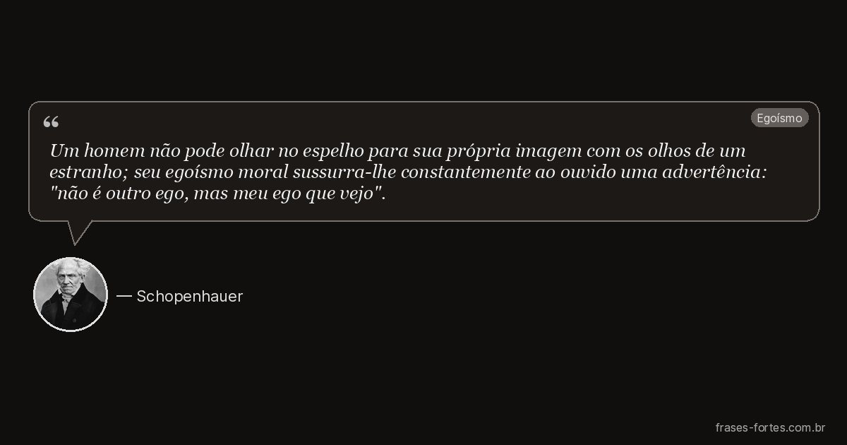 Frase de Schopenhauer