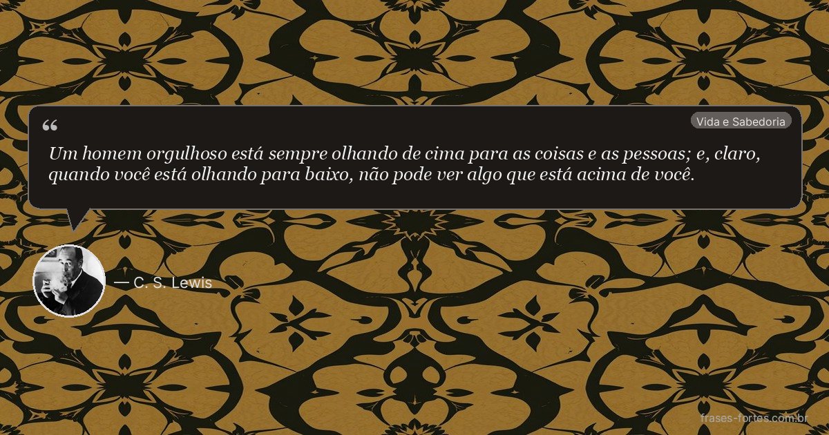 Frase de C. S. Lewis