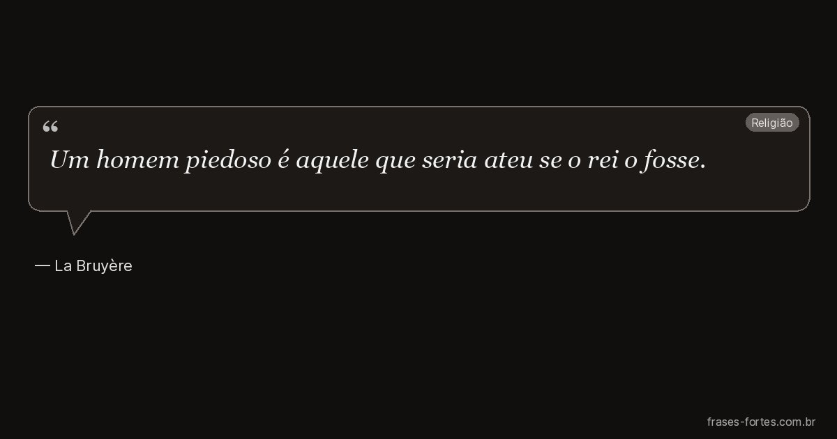 Frase de La Bruyère