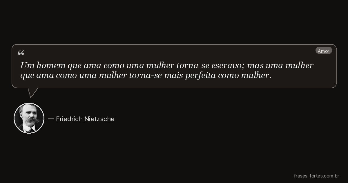 Frase de Friedrich Nietzsche
