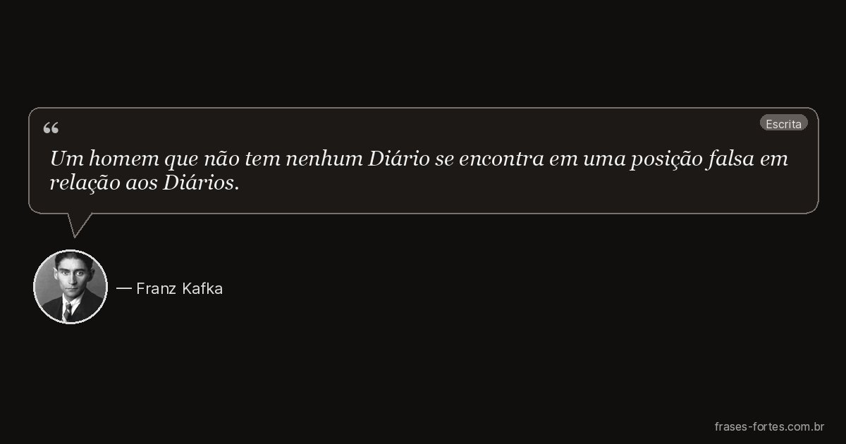 Frase de Franz Kafka