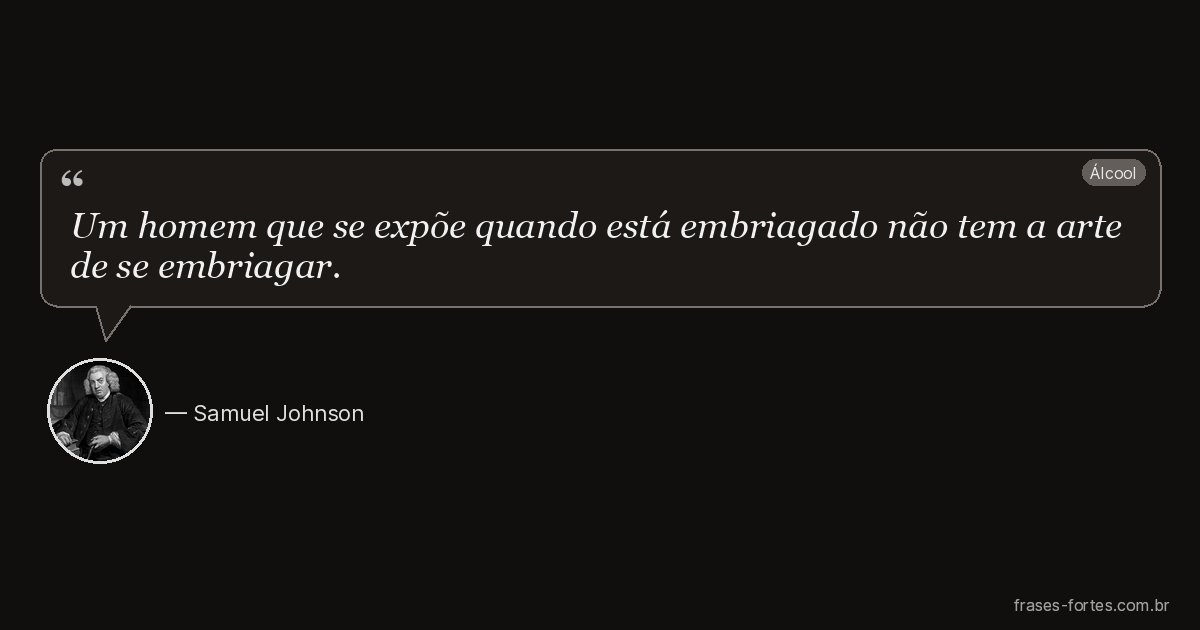 Frase de Samuel Johnson