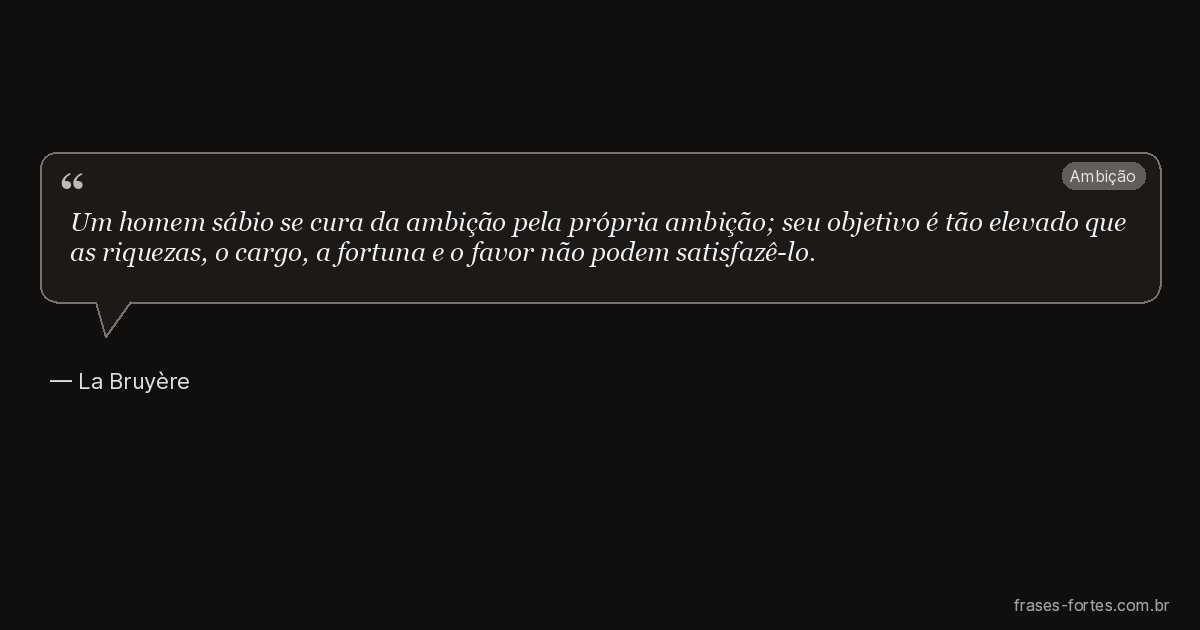 Frase de La Bruyère