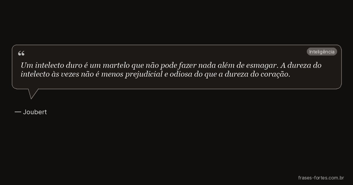 Frase de Joubert