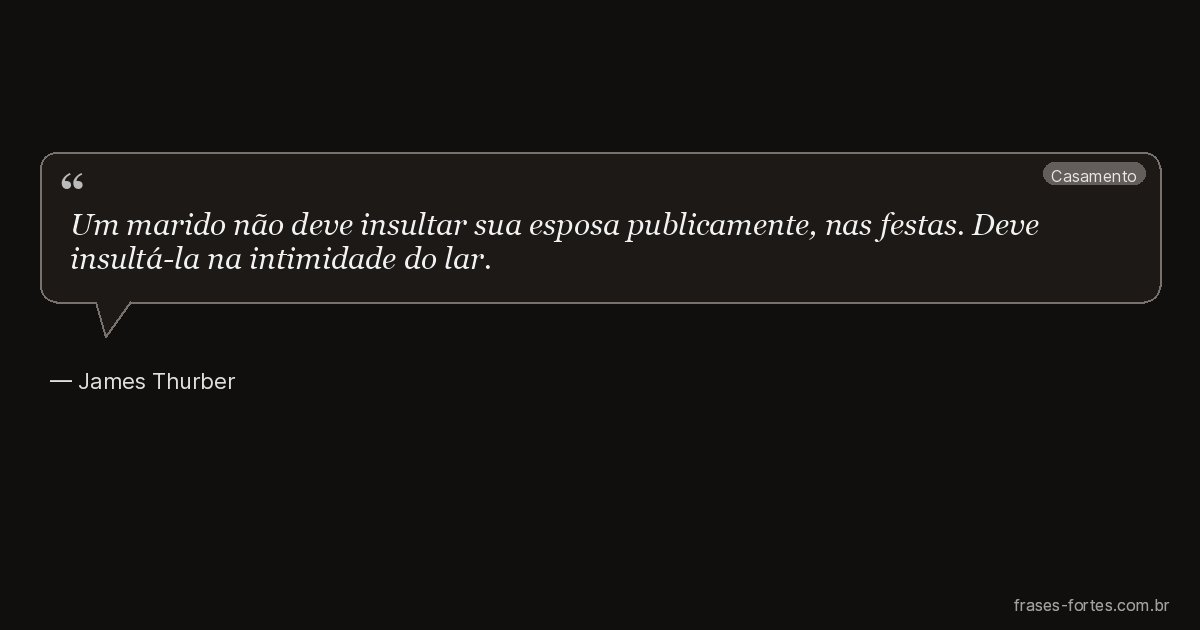 Frase de James Thurber