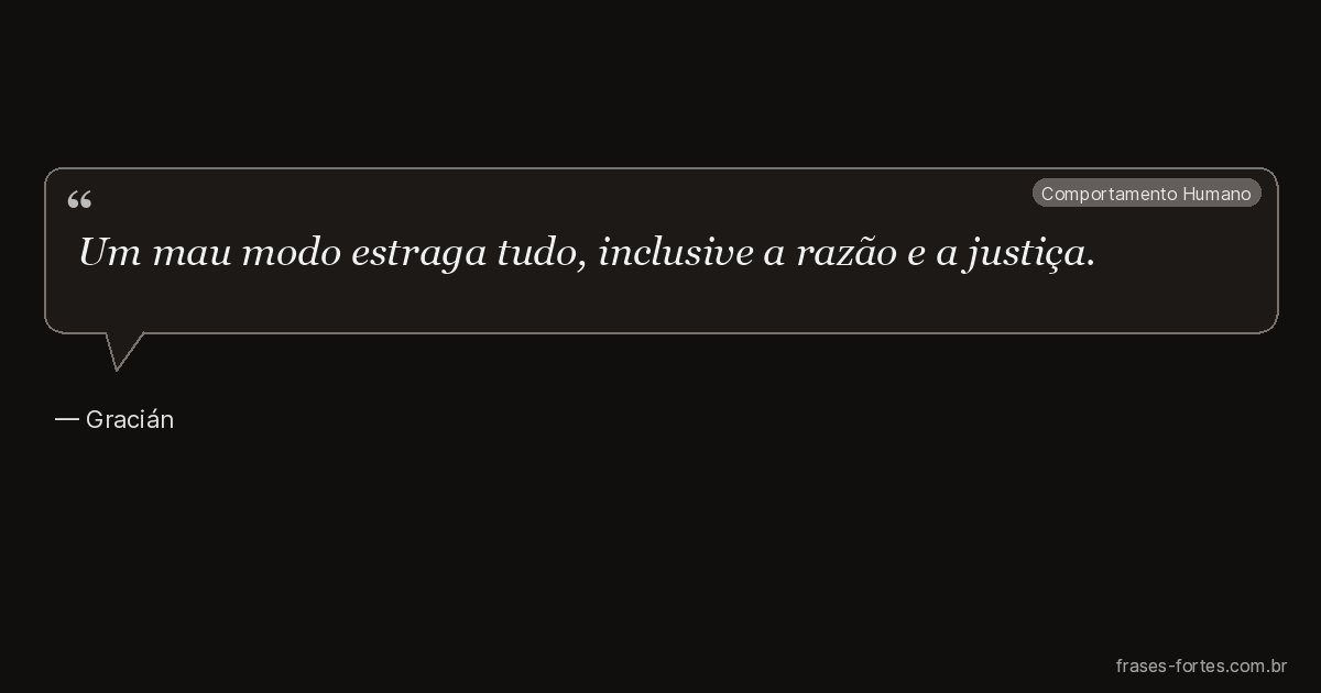 Frase de Gracián
