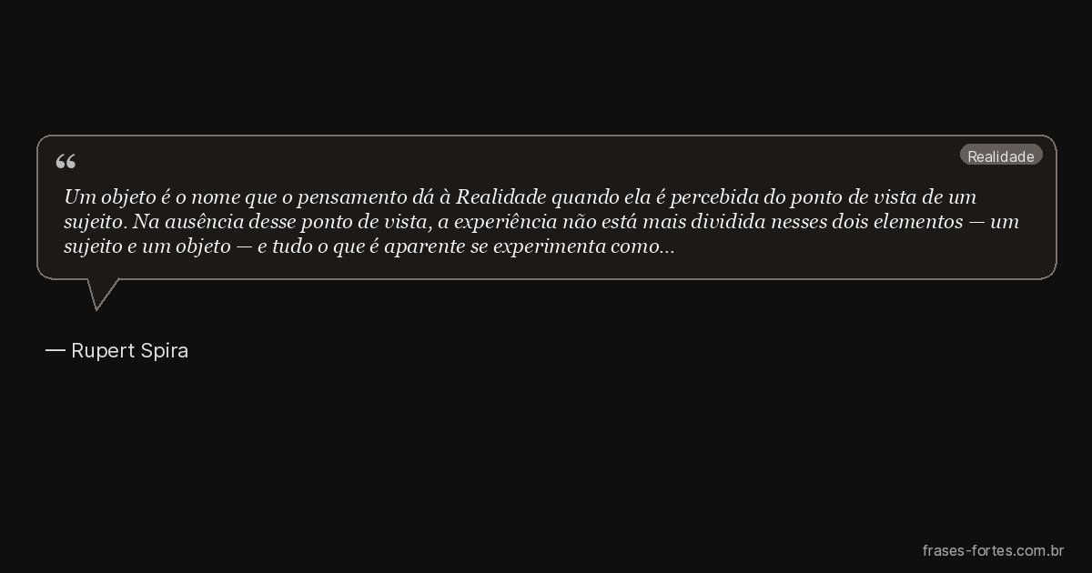 Frase de Rupert Spira