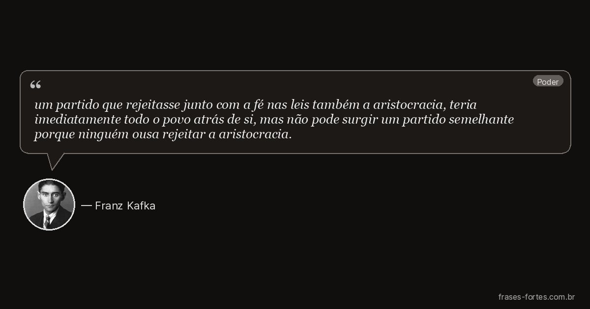 Frase de Franz Kafka
