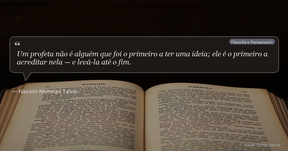 Frase de Nassim Nicholas Taleb