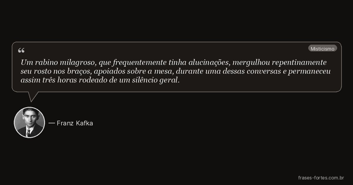Frase de Franz Kafka