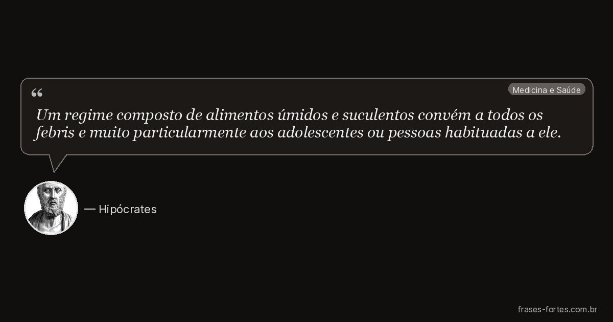 Frase de Hipócrates