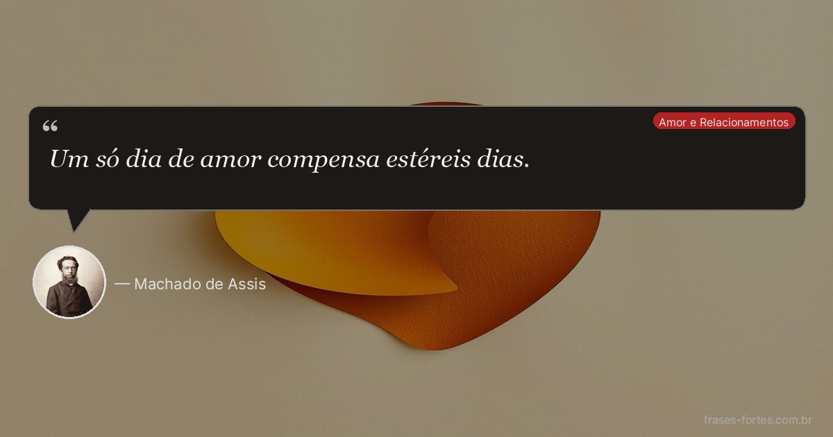 Frase de Machado de Assis