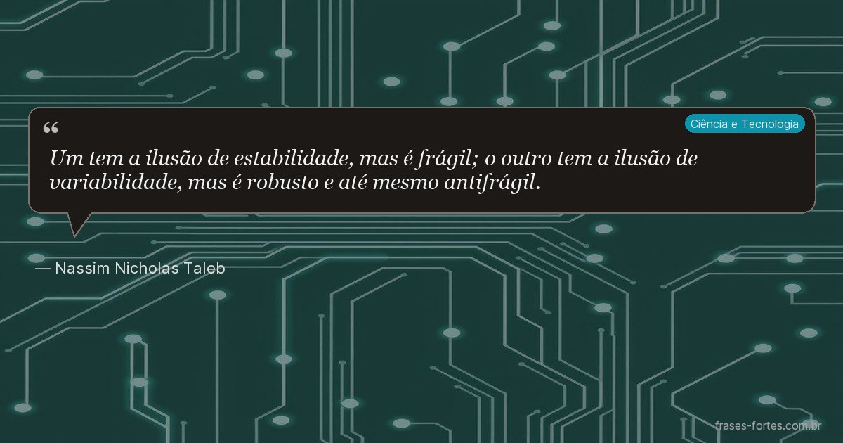 Frase de Nassim Nicholas Taleb
