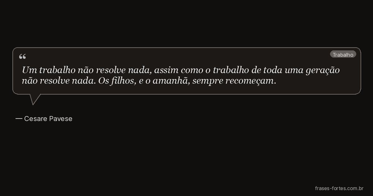 Frase de Cesare Pavese