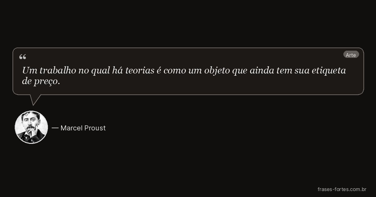 Frase de Marcel Proust