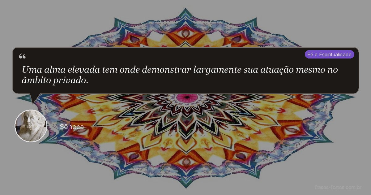 Frase de Sêneca