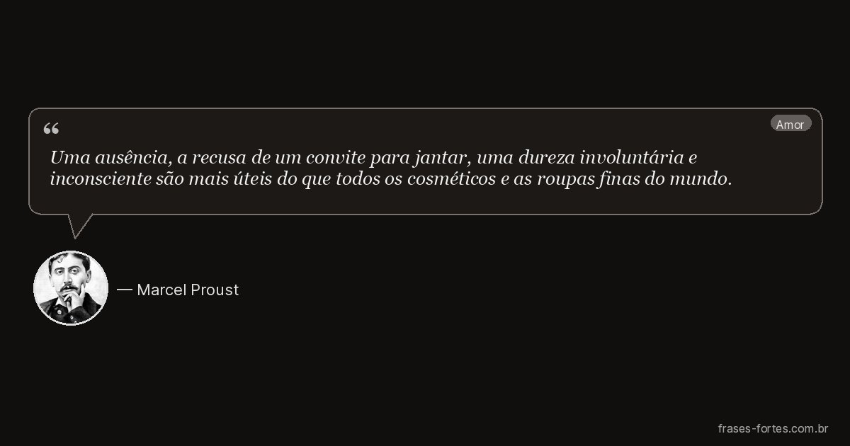Frase de Marcel Proust