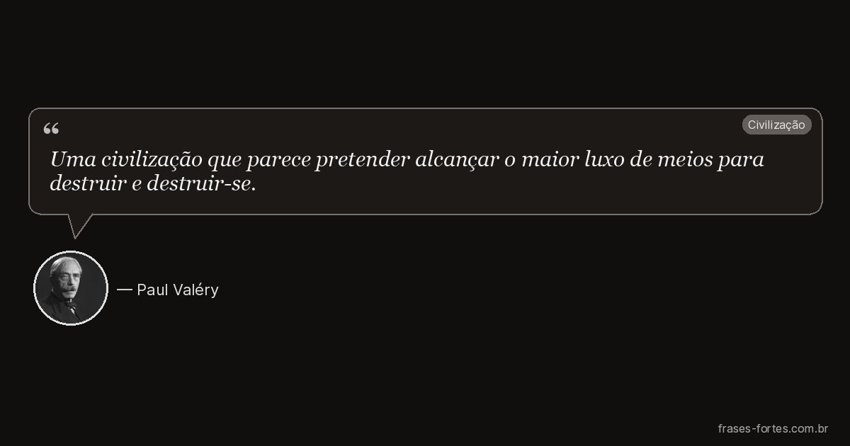 Frase de Paul Valéry