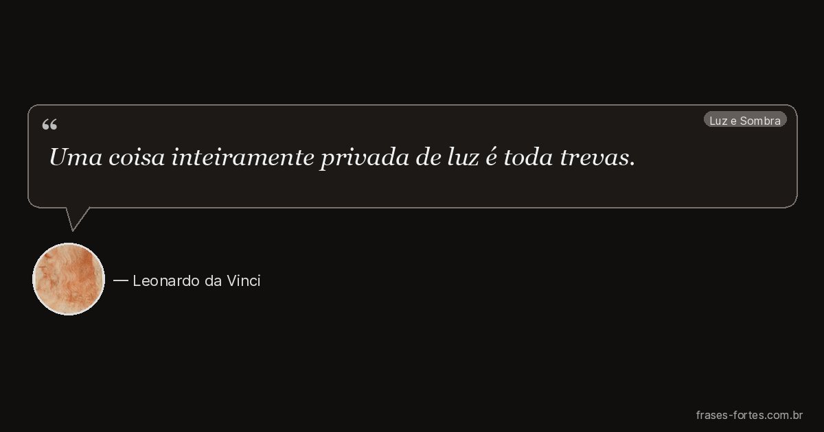 Frase de Leonardo da Vinci