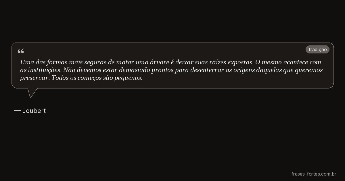 Frase de Joubert