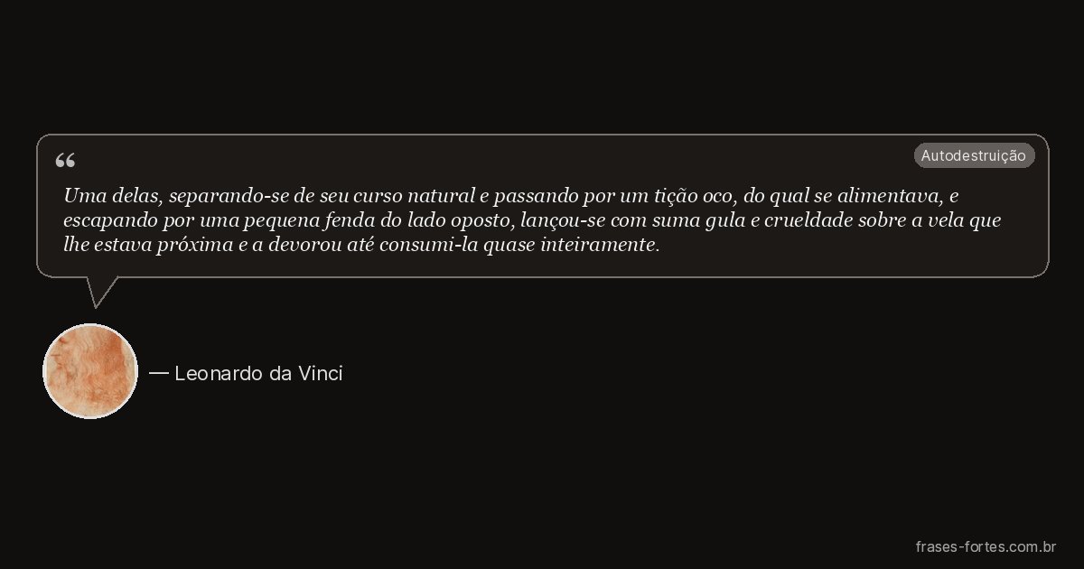 Frase de Leonardo da Vinci