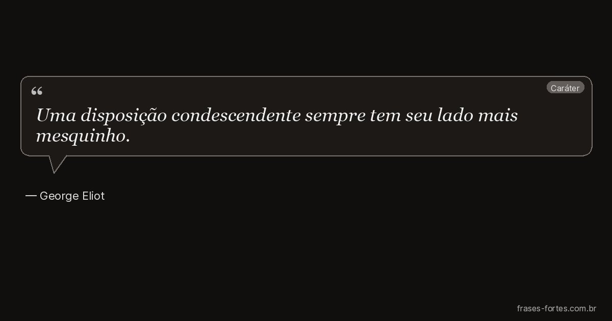 Frase de George Eliot
