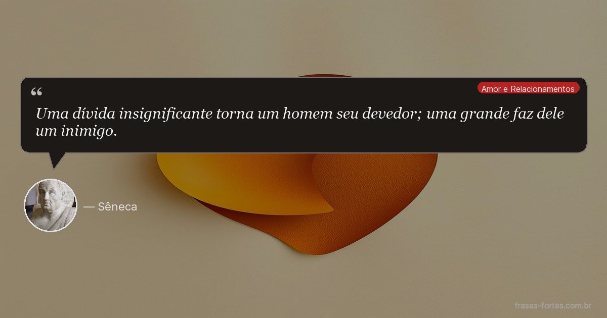 Frase de Sêneca