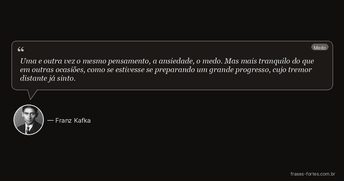 Frase de Franz Kafka