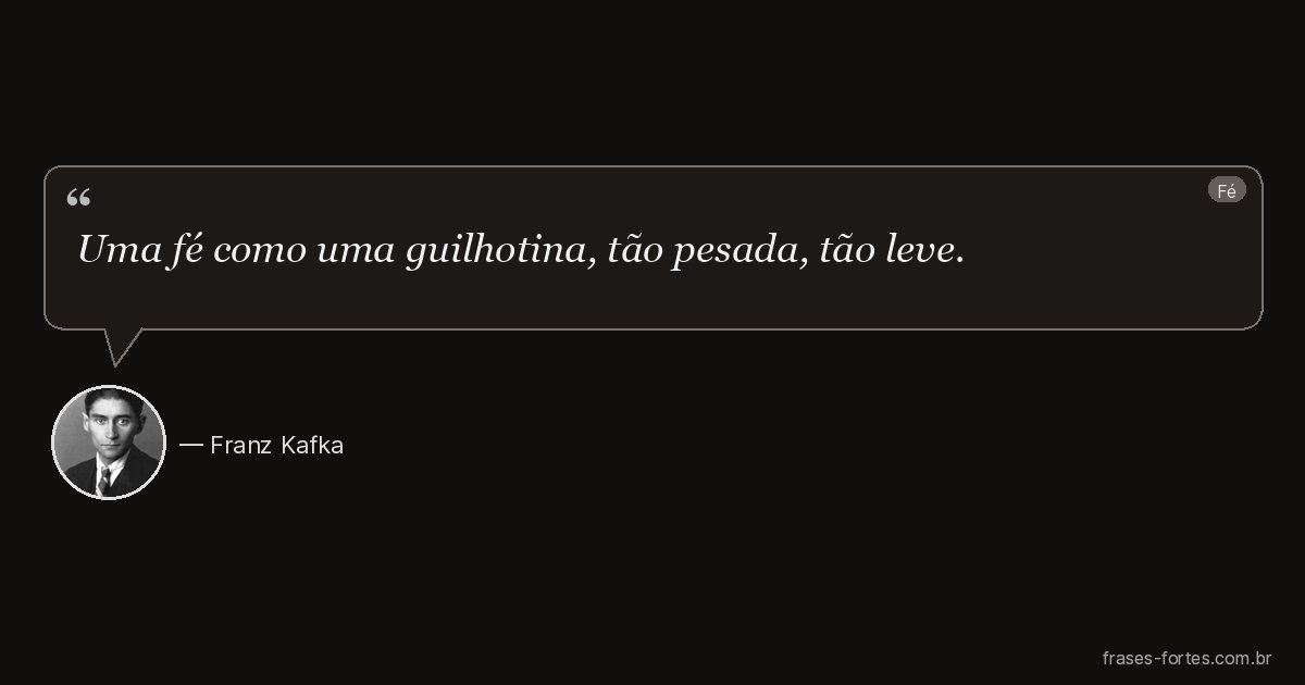 Frase de Franz Kafka