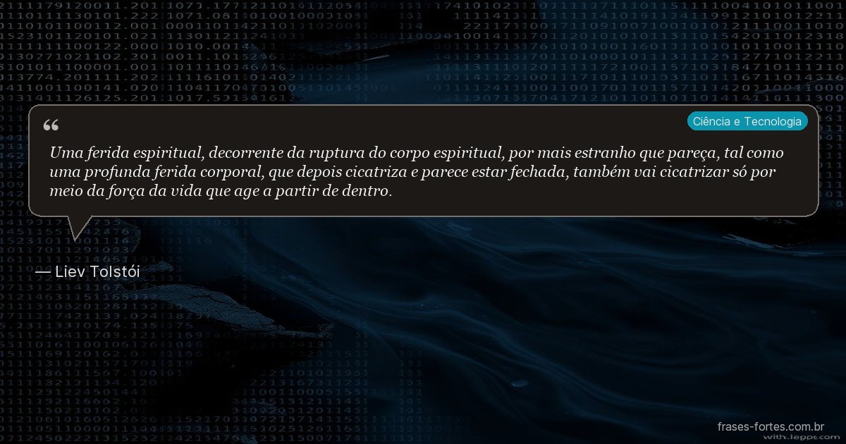 Frase de Liev Tolstói