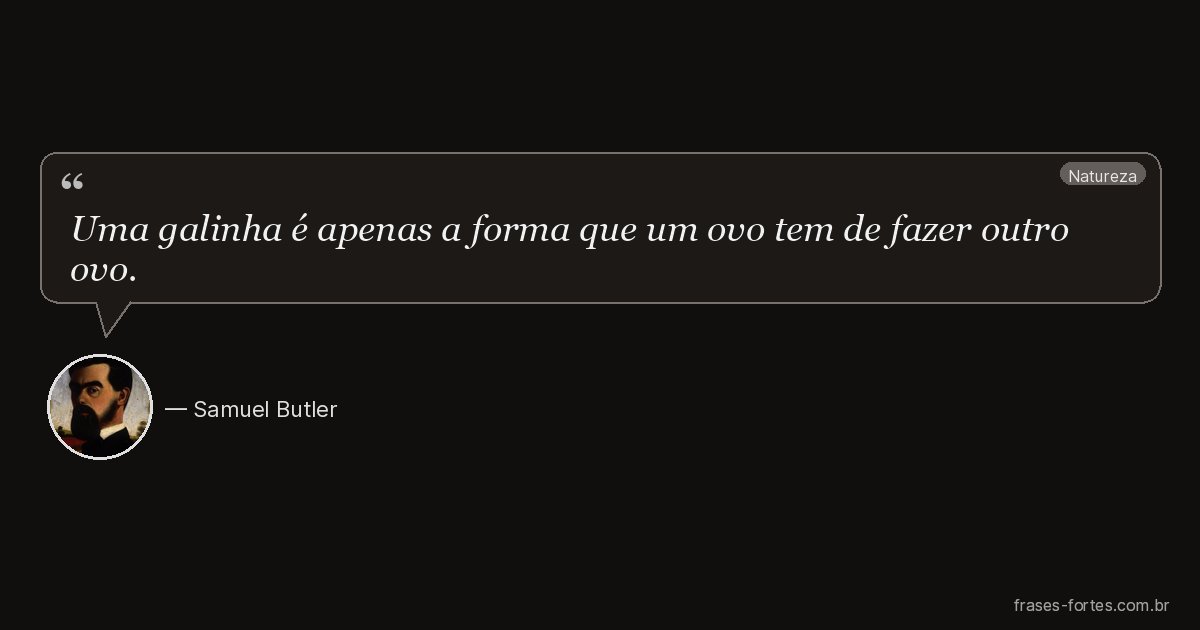 Frase de Samuel Butler