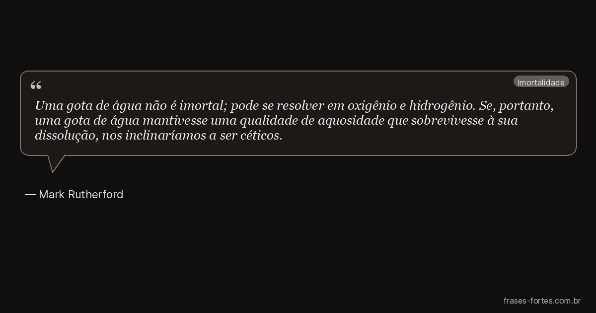 Frase de Mark Rutherford