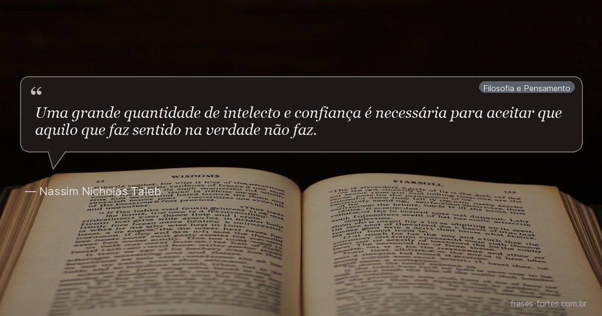 Frase de Nassim Nicholas Taleb