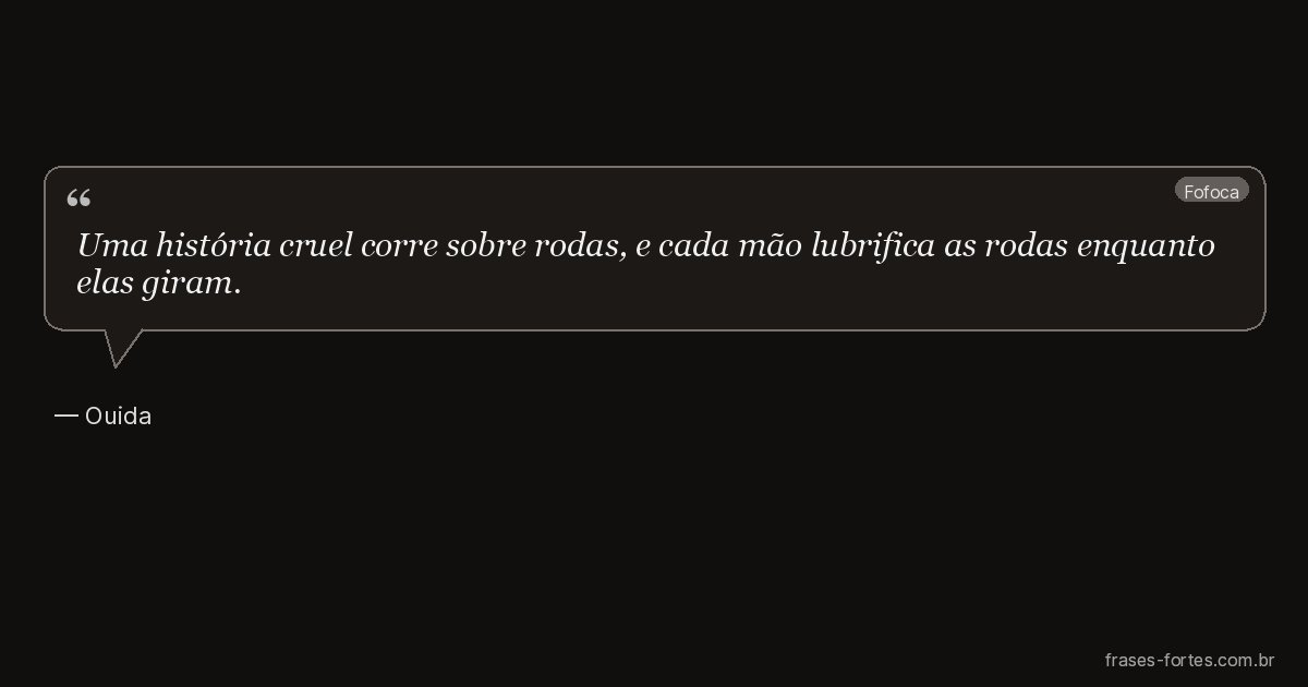 Frase de Ouida