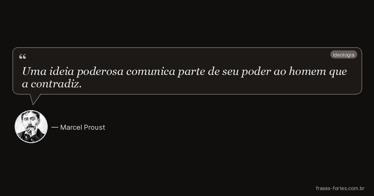 Frase de Marcel Proust