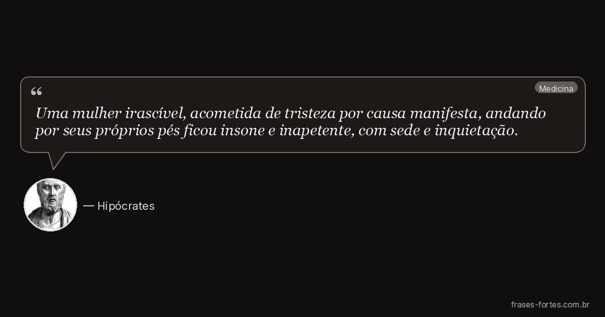 Frase de Hipócrates