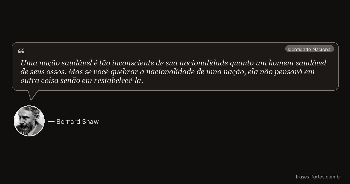 Frase de Bernard Shaw
