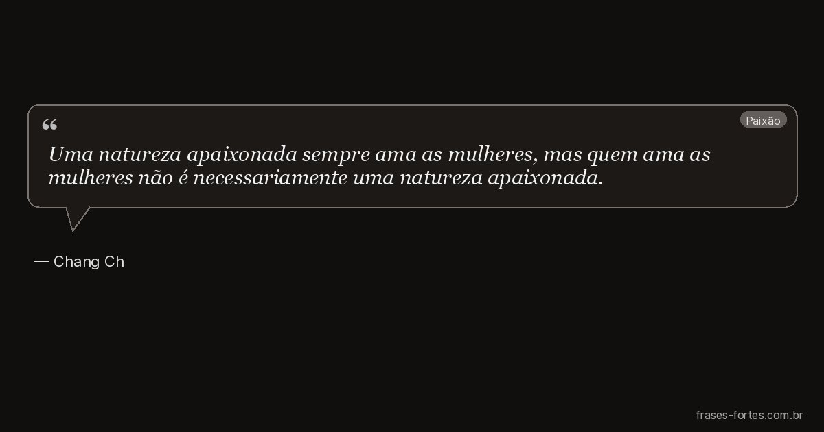 Frase de Chang Ch'ao