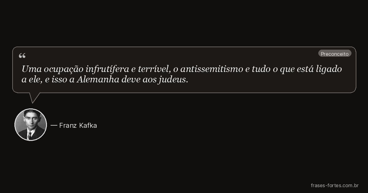 Frase de Franz Kafka