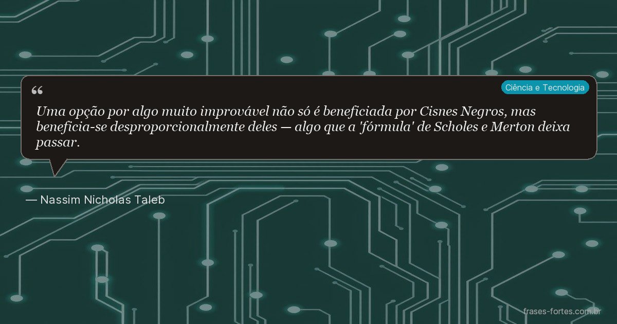 Frase de Nassim Nicholas Taleb