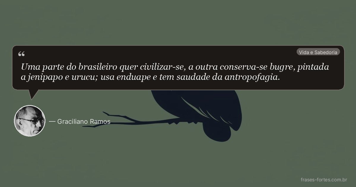 Frase de Graciliano Ramos
