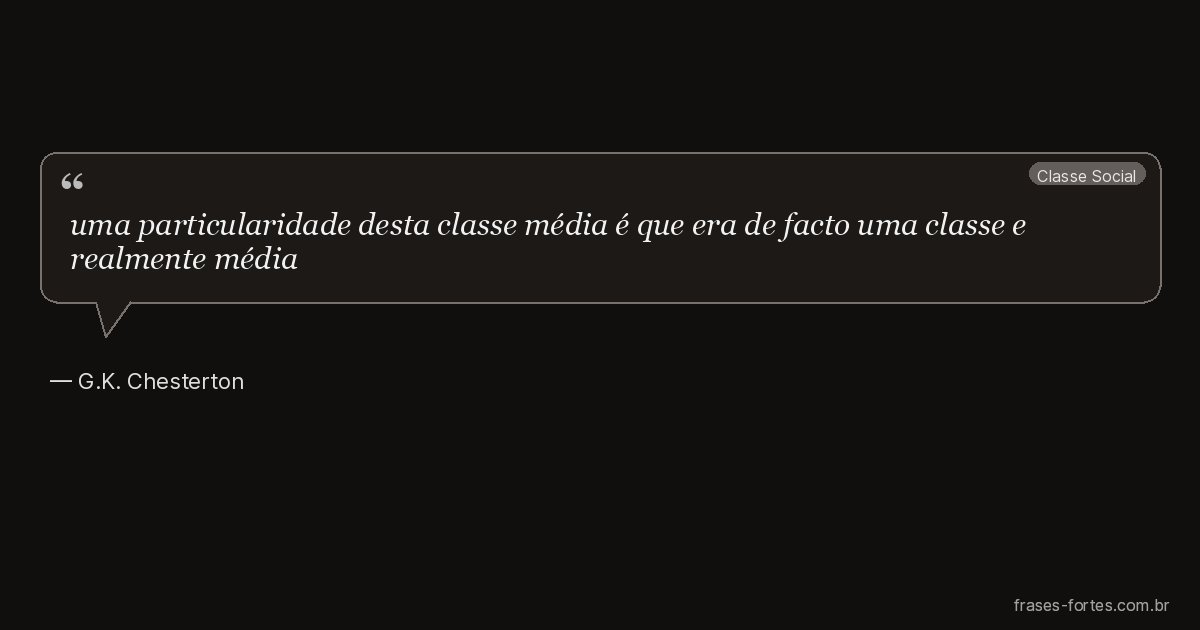 Frase de G.K. Chesterton