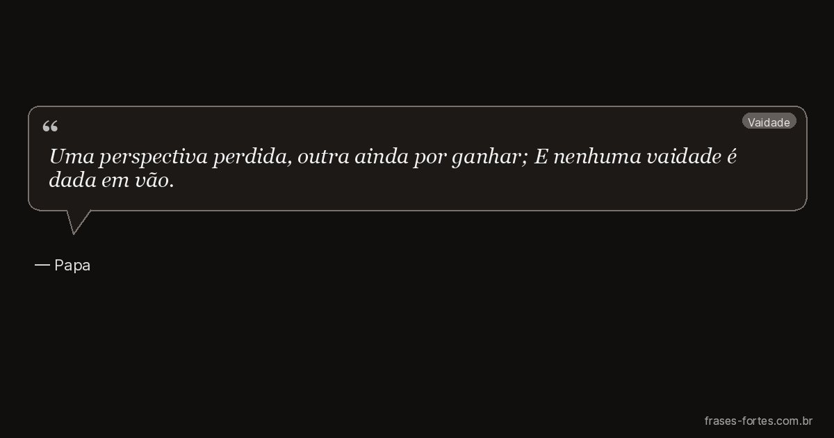 Frase de Papa